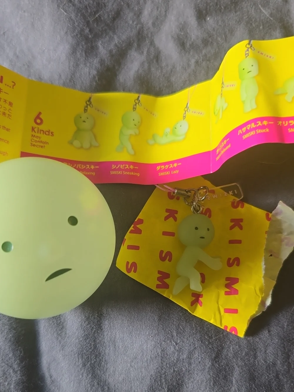 NEW! Smiksi Ball V4 Scared Phone Strap Authentic